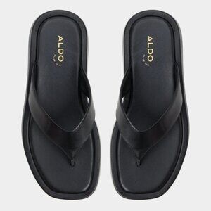 Aldo thick sole platform flip flops (size 6)
